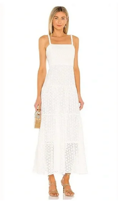 Noni Eyelet Maxi Dress