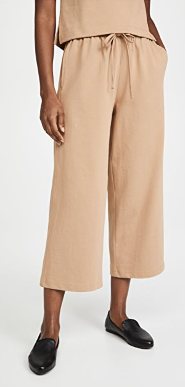 Cropped Wide Leg Pant