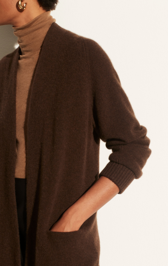 Cashmere Raglan Sleeve Cardigan