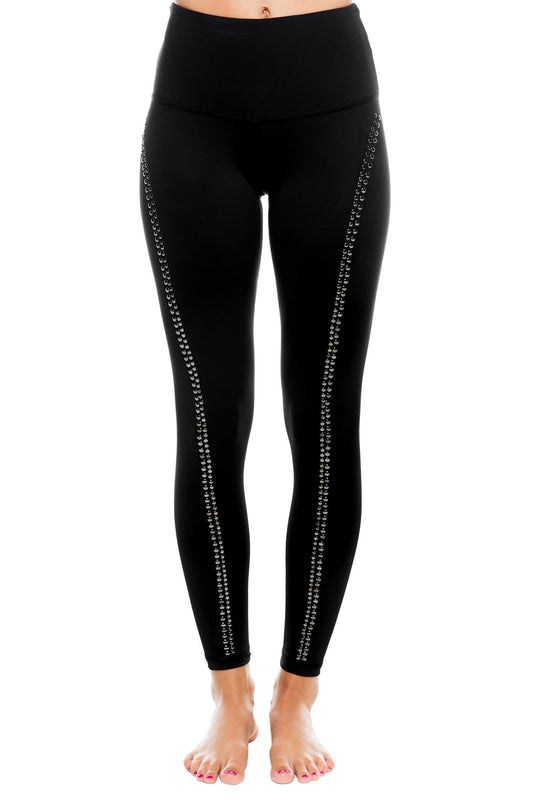 Lux Pant - Blk/Silver Stud